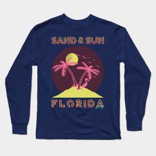 sand and sun florida Long Sleeve T-Shirt